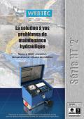 Webtec  HT 2 La solution à vos problèmes de maintenance hydraulique
