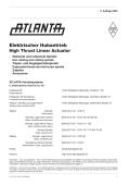 ATLANTA-High Thrust Linear Actuator
