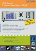 ZES ZIMMER Electronic Systems-1 to 8 Channel Precision Power Meter LMG500