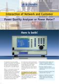 ZES ZIMMER Electronic Systems-Interaction of Network and Customer - Power Quality Analyser or Power Meter