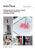 Zwick-Testing systems for foodstuffs and packaging
