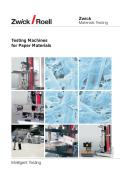 Zwick-Testing machines for paper materials