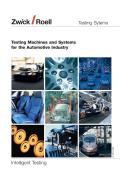 Zwick-Testing Machines and Systems for the Automotive Industry