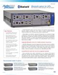 Bluetooth option for APx   Built-in Bluetooth wireless technology for APx audio analyzers