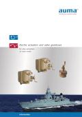 Electric actuators and valve gearboxes