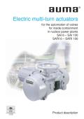 Electric multi-turn actuators