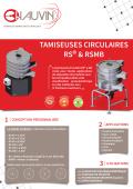 CHAUVIN SAS-TAMISEUSES CIRCULAIRES  RS® et RSMB
