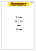 EUROPE FORESTRY  -Broyeur  HL II 1622  Lent  Bi-rotor  