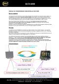 INRADCO SPRI. - IRC         -RCB 6000 MODULE DE TRANSMISSION INDUSTRIELLE RCB 6000, permettent de transmettre tous types de signaux digitaux