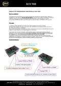 INRADCO SPRI. - IRC         -RCB 7000 MODULE DE TRANSMISSION INDUSTRIELLE RCB 7000 , permettent de transmettre tout type de signaux digitaux