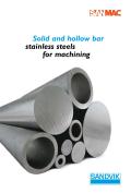 Solid and hollow bar stainless steels  for machining