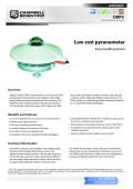 campbellsci.fr- Pyranomètre CMP3 Capteur de rayonnement  bon marché pour des  mesures de routine 