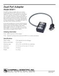 campbellsci.fr-Adapter Dual Port  modèle SDS511