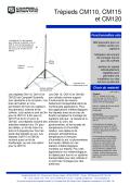 campbellsci.fr-Trépieds CM110, CM115 et CM120 Mât basculant pour un  meilleur accès aux  capteurs