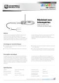 Rugged net radiometer Measures incoming and outgoing radiation