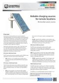 Solar Panels SP5, SP10, SP30, SP60 and SP100 Series ,Reliable charging sources for remote locations