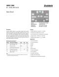 Avago Technologies-AMMC-2008 DC–50 GHz SPDT Switch