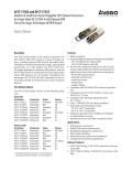 Avago Technologies-Families of Small Form Factor Pluggable (SFP) Optical Transceivers