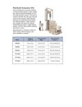 Pilot Plant Cold Isostatic Presses, Product Specifications