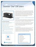 Newport / Spectra-Physics-Excelsior One CW Lasers