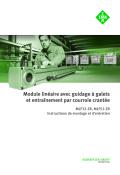 www.schaeffler.fr-Module linéaire avec guidage à galets et entraînement par courroie crantée MLF32-ZR, MLF52-ZR Instructions de montage et d