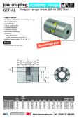 Rotex® jaw coupling