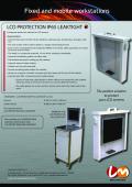 Lm réalisation-Qualité alimentaire armoire de protection pour écrans LCD