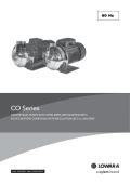 CENTRIFUGAL PUMPS WITH OPEN IMPELLER EQUIPPED WITH IE2/IE3 MOTORS COMPLYING WITH REGULATION (EC) no. 640/2009