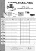 Sem Marchand Pernot-STATIONS DE SOUDAGE 2 SORTIES/DOUBLE SOLDERING ...