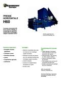 PRESSE HORIZONTALE H60