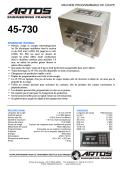www.artosfrance.com-MACHINE PROGRAMMABLE DE COUPE,45-730,Mesure, coupe et compte automatiquement  les fils électriques multibrins