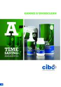 www.cibo.be-GAMME D’INOXICLEAN TEMPS  ÉCONOMIE  ABRASIFS Protégez votre investissement  grâce à un entretien régulier.