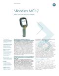 KSL scrl-Terminal de lecture mobile série MC17 : fiche technique