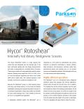 www.parkson.com-Hycor® Rotoshear®