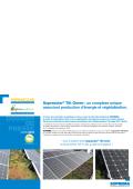SOPREMA SAS  -Le système Soprasolar® Tilt Green est un complexe unique qui intègre  en toiture des modules photovoltaïques et de la végétalisation Sopranatur