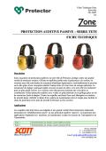 PROTECTION AUDITIVE PASSIVE – SERRE-TETE