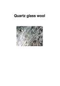 Quartz glass wool