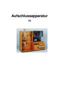 Aufschlussapparatur V5