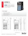Beijer Electronics, Inc.-Rugged QTERM-II character terminal data sheet