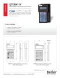 Beijer Electronics, Inc.-Rugged QTERM-IV character terminal data sheet