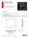 Beijer Electronics, Inc.-iX Panel T10A Operator Terminal