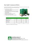 Benko-Steel Spill Containment Pallets