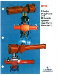 BETTIS-E-Series Pneumatic and Hydraulic Quarter Turn Valve Operators