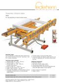 AFS FEDERHENN MASCHINEN GMBH-Ensemble de table inclinable    45.15  Pour le montage de boîtes de volets roulants