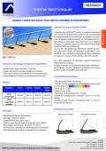 ALSOLU-GARDE-CORPS VECTACO® INCLINÉ OU COURBÉ AUTOPORTANT  un système de protection