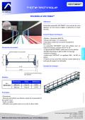 ALSOLU-PASSERELLE VECTAWAY®  permet de vous  déplacer sur des toitures fragiles et glissantes en toute sécurité