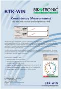 Bikotronic-Consistency Measurement BTK-WIN