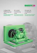 BITZER-Groupes de condesation à air avec compresseurs hermétiques accessibles à piston 2 étages  KP-250-3