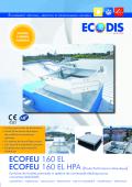 ECODIS-ECOFEU 160 EL HPA (Haute Performance Aéraulique) Exutoires de fumées ponctuels à système de commande électrique pour  couverture étanchéité