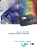 Libra, la gamme de Spectrophotomètres UV/Visible